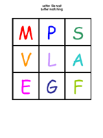 Letter Tile Mat