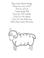 baa baa black sheep