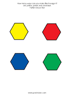 Hexagon+pattern+block