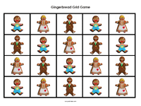 Gingerbread Grid Game