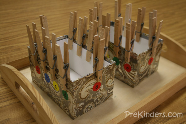 clothespin box