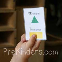 shapes-ihave-whohas I have Who has Shapes Game