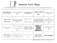 summer book bingo