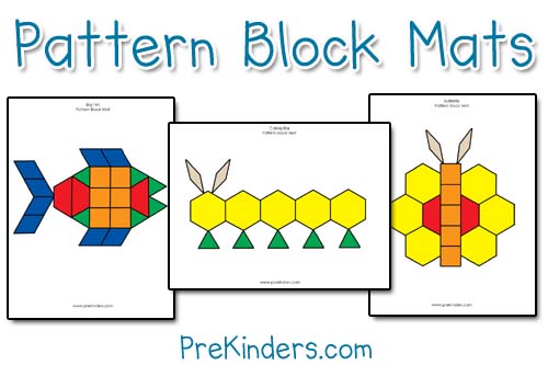 Aprons and Apples FREE Printable Pattern Block Activity Cards!