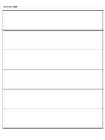 Sorting Sheet