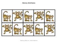 Monkey Grid Game