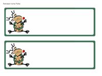 Christmas Name Plates