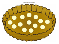 Cherry Pie Play Dough Mat