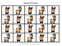 Christmas Grid Game