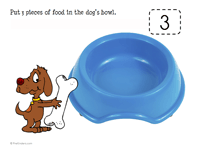Play Dough Mat Dog