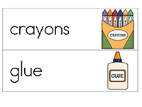 school word cards school word cards