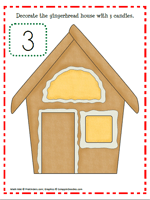 Play Dough Math Mat Gingerbread Play Dough Mat Gingerbread