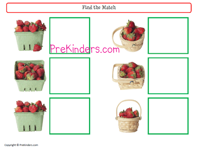 Strawberry Patch Printables - PreKinders
