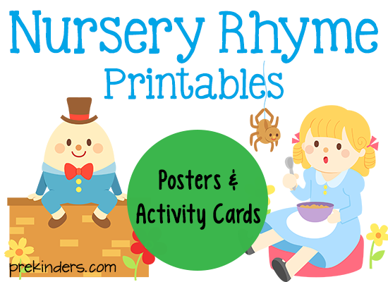 Nursery Rhyme Printables PreKinders