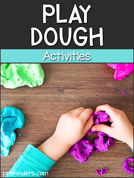 ACTIVITIES WITH PLAYDOUGH FOR PRESCHOOLERS // WAYS TO USE PLAY-DOH