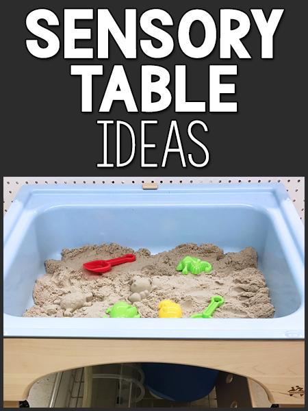Sensory Table Ideas - PreKinders