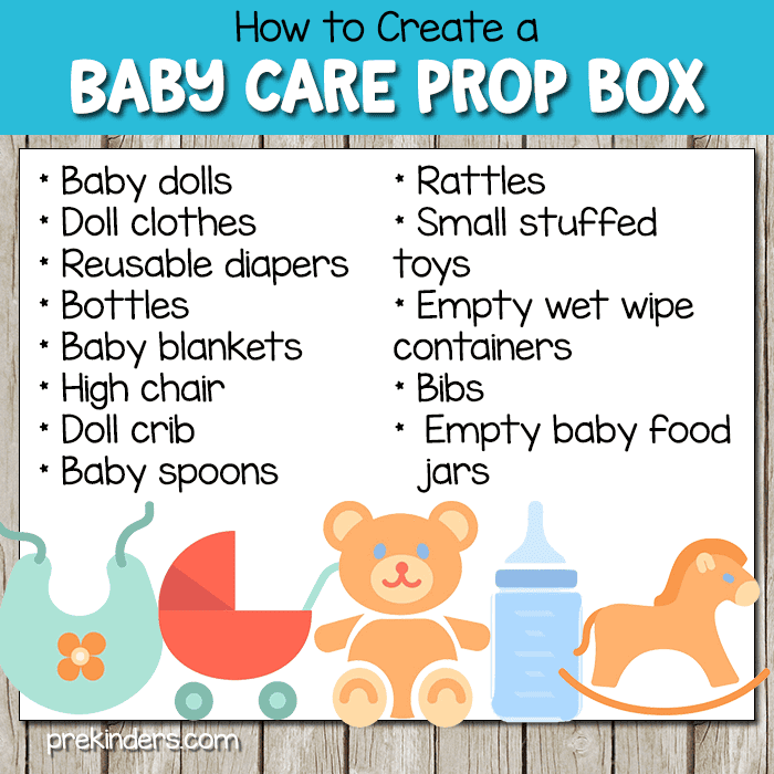 baby care prop box dramatic play ideas