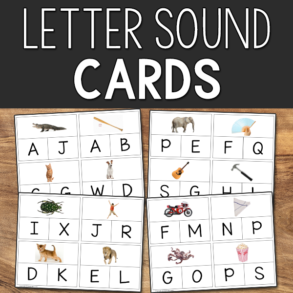 Printable Letter Sounds Cards - PreKinders
