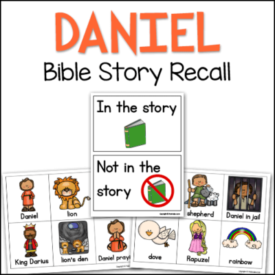 Daniel: Christian Preschool Activities - PreKinders Preschool Activities