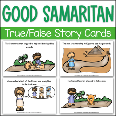Good Samaritan: Christian Preschool Activities - Prekinders Preschool 