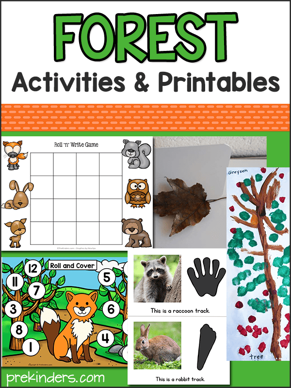 Forest Theme Activities For Pre K Preschool Kids - 