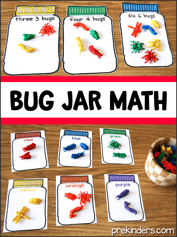 Bug Jar Math Printables - PreKinders