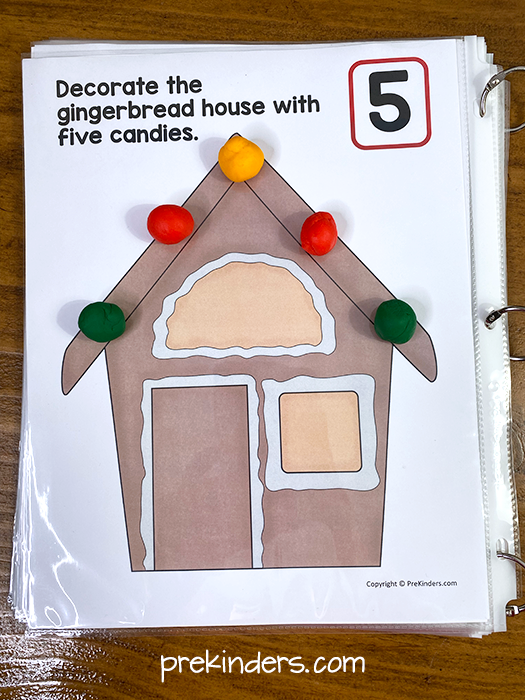 Gingerbread Play Dough Mats {Instant Download}