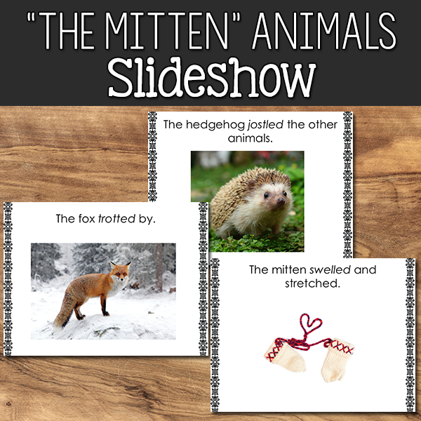 the mitten jan brett animals