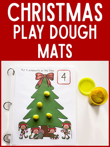 Free Christmas Playdough Mats  Totschooling - Toddler, Preschool,  Kindergarten Educational Printables