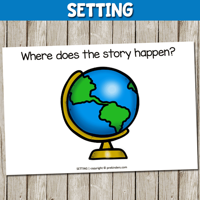 setting story elements printable 