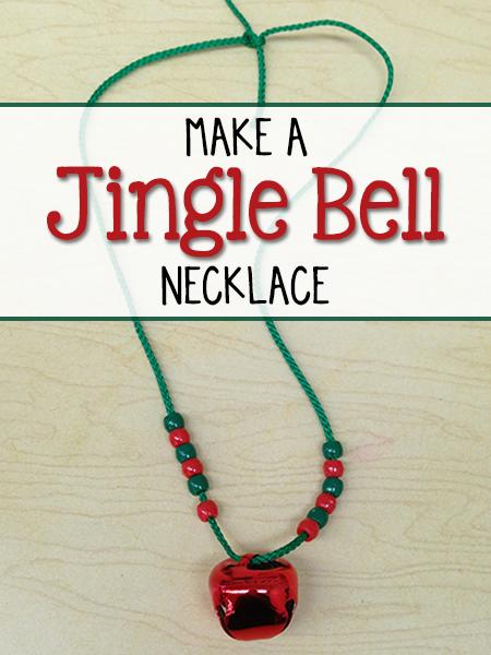 Christmas Jingle Bell Necklaces, Set of 12, Jingle Gold Bell on Red St ·  Art Creativity