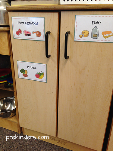 Grocery Store Dramatic Play Center - PreKinders