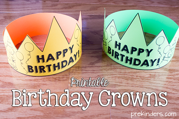 printable birthday girl crown