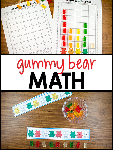 Gummy Bear Math Printables - PreKinders