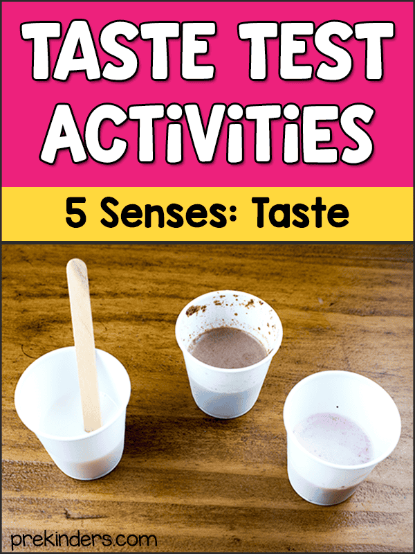 Sense of Taste activities