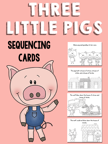 Three Little Pigs Story Sequencing Printable Cards Se - vrogue.co