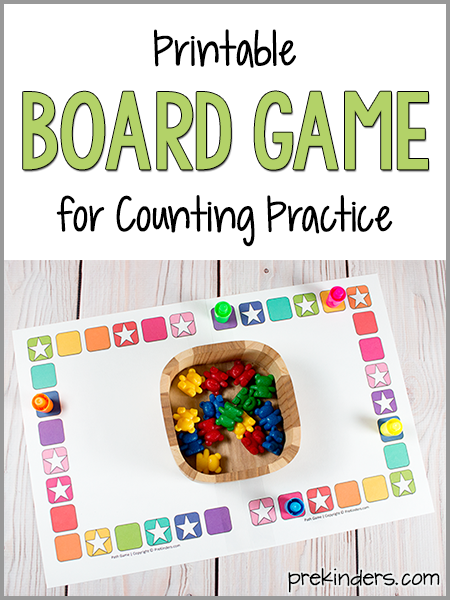 Teach Counting Skills with this Board Game - PreKinders