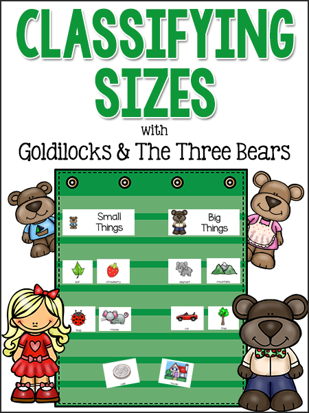 Goldilocks And The Three Bears Activities Kindergarten