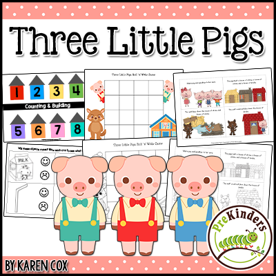 Three Little Pigs Sequencing Cards - PreKinders