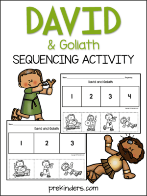 David and Goliath: Bible Story Preschool Activities - PreKinders ...