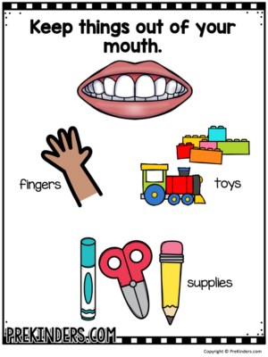 Health and Hygiene Posters for Preschool, Pre-K - PreKinders Preschool ...