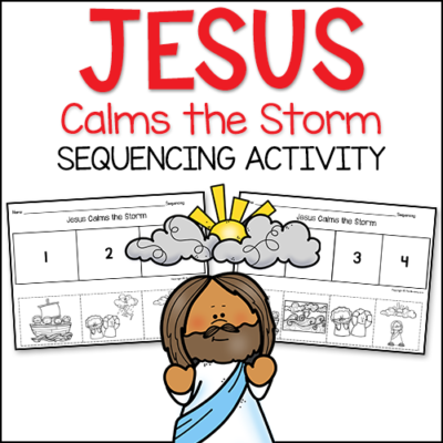 Jesus Calms the Storm: Christian Preschool Activities - PreKinders ...