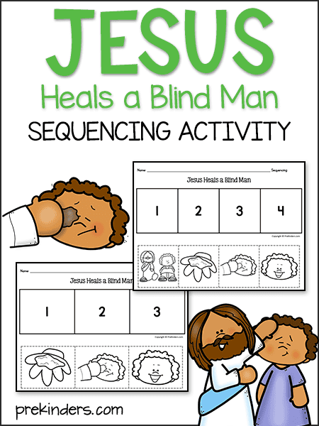 Jesus Heals a Blind Man Sequencing