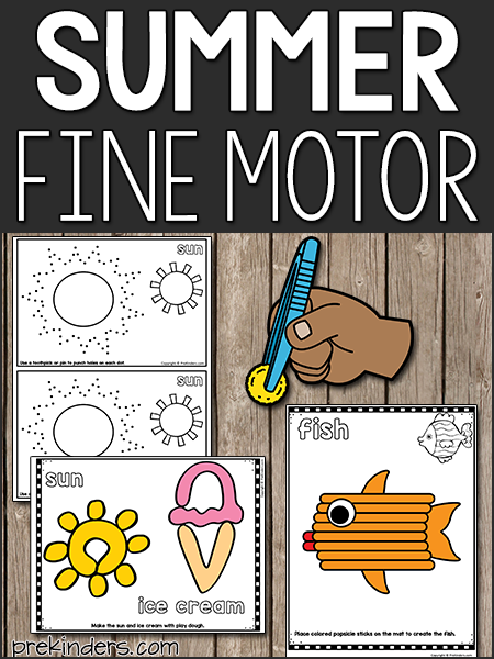 Back to School Crafts Fine Motor Activities for Preschool, Pre-K &  Kindergarten
