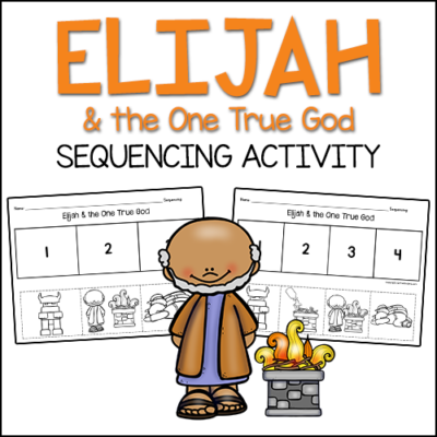 Elijah: Christian Preschool Activities - PreKinders Preschool Activities