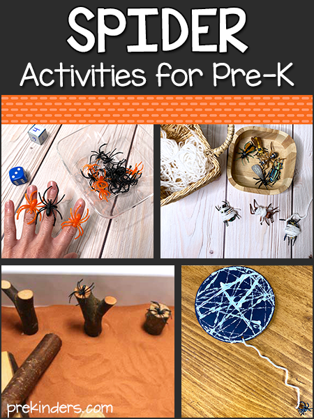 Preschool Spider Activities, Art, Math, Literacy - PreKinders