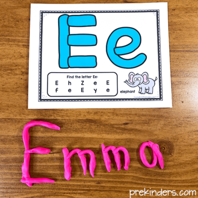 Name Writing Practice Activities for Preschoolers - PreKinders ...