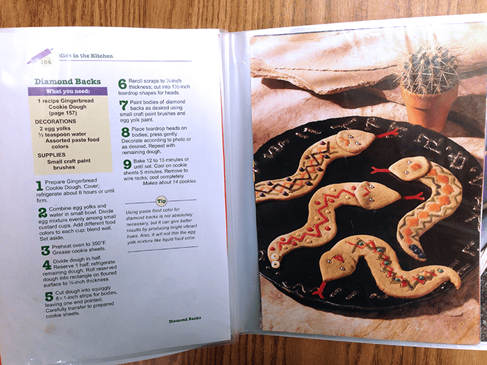 recipe book for kids in the house center