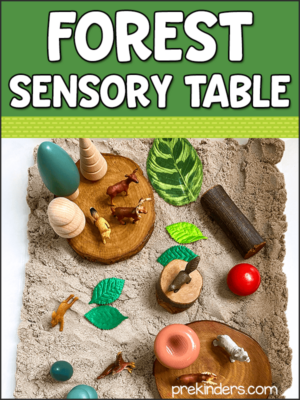 forest sensory table ideas for preschool