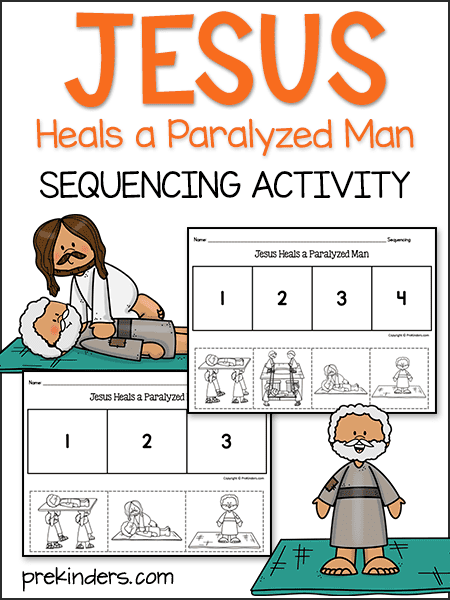 Jesus heals paralyzed man sequencing 